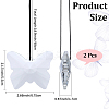 Butterfly Glass Hanging Suncatchers HJEW-WH20019-10B-2
