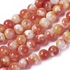 Natural Persian Jade Beads Strands G-E531-C-13-1
