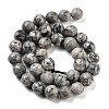 Natural Map Stone/Picasso Stone/Picasso Jasper Strands X-G-G099-10mm-27-3