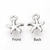 Tibetan Style Alloy Charms TIBE-S311-19AS-LF-2