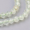 Natural Prehnite Beads Strands G-F568-121-3mm-3