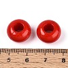 Opaque Acrylic European Large Hole Beads SACR-N019-03H-3
