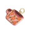 Brass Enamel Pendants LS-ENAM-I087-03D-2