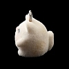 Flocky Resin Pendants LS-FIND-I044-21-2