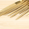 10 Pcs Carbon Steel Diamond File Set WOCR-PW0001-319A-2