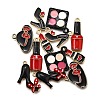 12Pcs 6 Styles Alloy Enamel Charms ENAM-FP0002-83-4