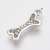 Brass Micro Pave Cubic Zirconia Pendants ZIRC-Q018-017P-2