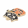 Halloween Alloy Enamel Pandants X-ENAM-C004-07-3