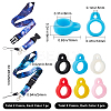 Portable Electronic Cigarette Anti-Lost Necklace Lanyard AJEW-GF0006-21-2