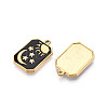Ion Plating(IP) 304 Stainless Steel Pendants STAS-N107-06B-G-2