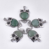 Natural Green Aventurine Big Pendants G-S353-01E-1