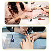 10Pcs 10 Colors Arch Shaped Imitation Leather Nail Clipper Cases DIY-CL0002-28A-5