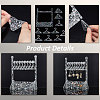 Transparent Acrylic Earring Display Stands EDIS-PH0001-27A-10