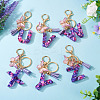 Resin Butterfly Pendant Keychains KEYC-TAC0034-03Z-6