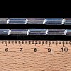 Electroplate Transparent Glass Beads Strands EGLA-Q132-02A-C03-4