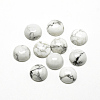 Natural Howlite Cabochons G-R416-16mm-29-1