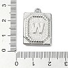 Anti-Tarnish 304 Stainless Steel Pendants STAS-U033-01P-W-3