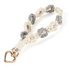 Cotton Braided Flower Pendant Decorations AJEW-TAC0030-032G-01-2