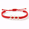 Handmade Daisy Glass Seed Bead Woven Flower Braided Bracelets CR2331-3-1