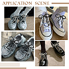 4Pcs Bowknot ABS Plastic Pearl Beads Shoes Charms PALLOY-HY00043-7
