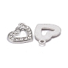 Valentine Day Ideas Alloy Rhinestone Pendants X-RSB210-2-2