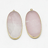 Natural Rose Quartz Big Pendants G-Q983-A06-2