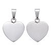 Tarnish Resistant Fashionable 304 Stainless Steel Stamping Blank Tag Pendants STAS-J002A-01-1
