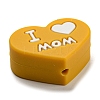 Mother's Day Silicone Focal Beads FIND-PW0005-12C-3