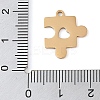Manual Polishing 201 Stainless Steel Pendants LS-STAS-M058-04G-3
