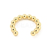 Round Brass Open Cuff Rings RJEW-G309-01G-3