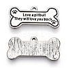 Tibetan Style Alloy Pendants TIBE-Q082-007AS-A-RS-2