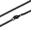 201 Stainless Steel Hollow Moon Cat Shaped Pendant Box Chain Necklaces NJEW-M010-06-3
