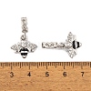 Rack Plating Alloy Crystal Rhinestone European Dangle Charms FIND-C055-26P-3