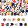 56Pcs 11 Colors Handmade Porcelain Beads PORC-FS0001-32-1