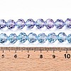 Baking Paint Transparent Glass Beads Strands LS-DGLA-A035-T8mm-A06-5