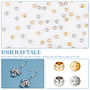 60Pcs 2 Colors Ion Plating(IP) 201 Stainless Steel Beads STAS-UN0055-57-5
