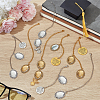 Oval Alloy Graduation Cap Pendant Decoration HJEW-AR00003-4