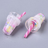 Epoxy Resin Pendants LS-X-CRES-N025-09-4