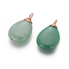 Natural Green Aventurine Pendants G-I214-B04-1