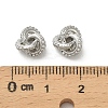 Brass Micro Pave Cubic Zirconia Charms KK-C107-02P-3