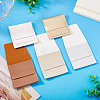 5Pcs 5 Colors Square PU Leather Envelope Pouches ABAG-TA0001-81-6