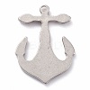 Non-Tarnish 304 Stainless Steel Pendants STAS-O140-03P-2