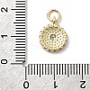 Brass Micro Pave Cubic Zirconia Pendants KK-A278-09G-02-3
