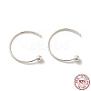 925 Sterling Silver Earring Hooks STER-K177-01S-1