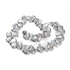 Teardrop Natural Baroque Pearl Keshi Pearl Beads Strands PEAR-R015-10-2