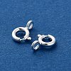 Brass Spring Ring Clasps X-KK-G479-01B-S-2