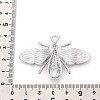 Rack Plating Alloy Rhinestone and Enamel Pendants PALLOY-T090-112P-3