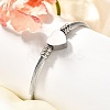 Tarnish Resistant 316 Surgical Stainless Steel Torque Bangles BJEW-D437-A37-P-1