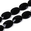 Natural Black Onyx(Dyed & Heated) Beads Strands G-S354-13x18-A01-2