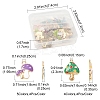 36Pcs 9 Styles Autumn Theme Alloy Enamel Pendants ENAM-FS0002-95-4